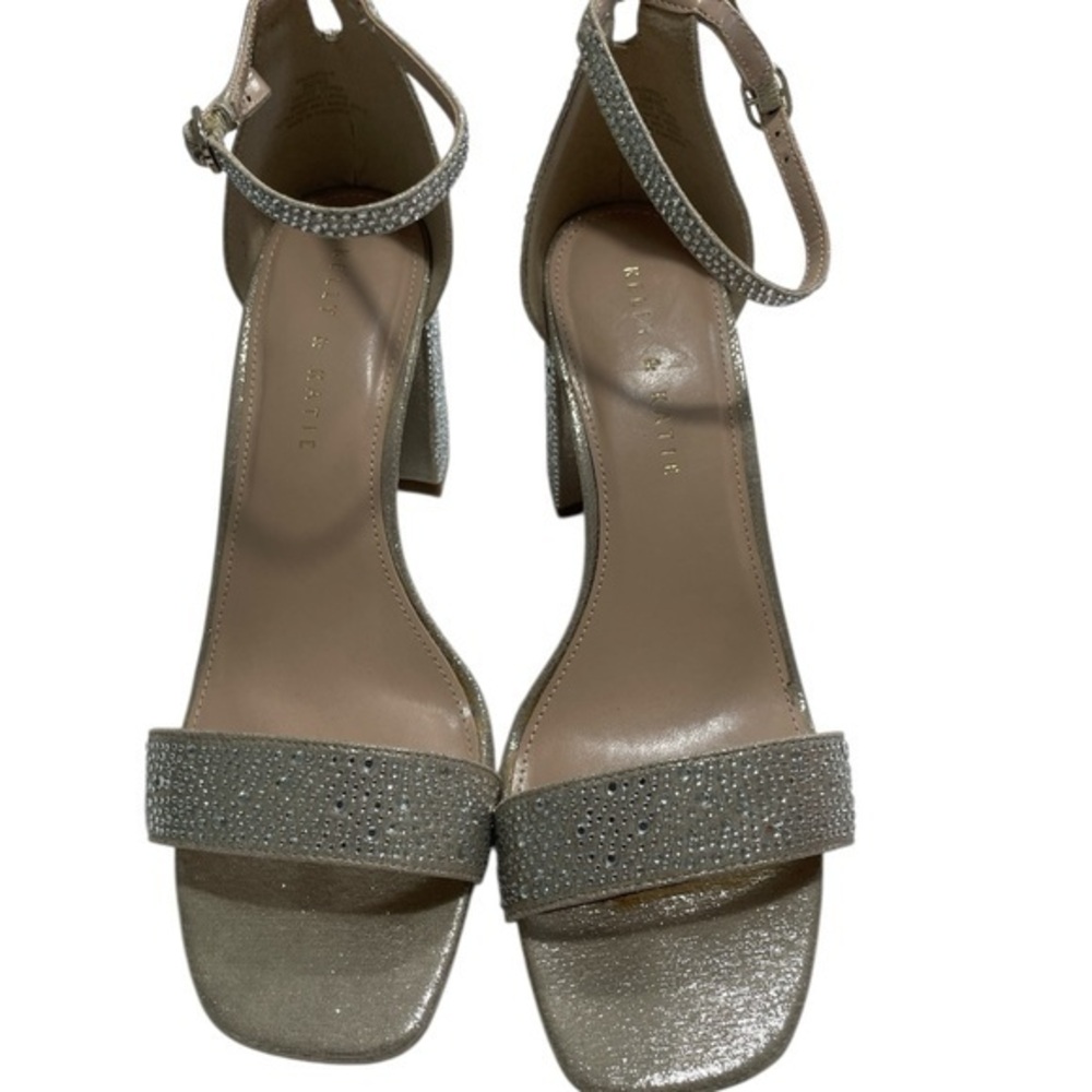 Kelly & Katie Elegant Rhinestone  Party Heeled Sandals in 9 M